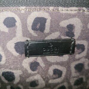 Gucci Leopard Print Zippered Bag